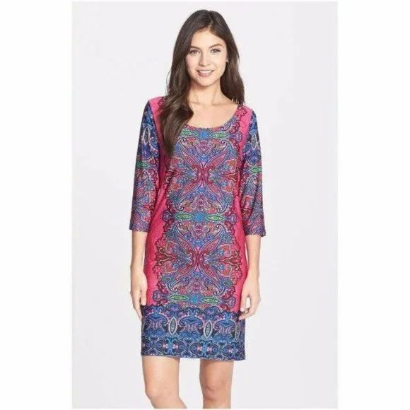 wrap jersey dress WRAP DRESS IN JERSEY